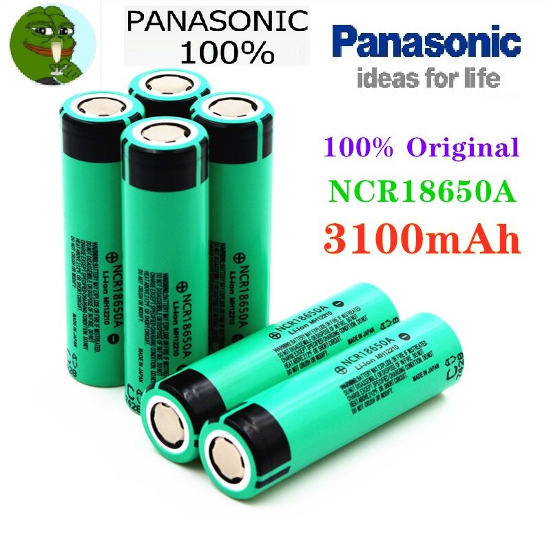 Panasonic NCR18650A 18650 3.7V 3200mAh 3400mAh Lithium ion Li-Ion ...