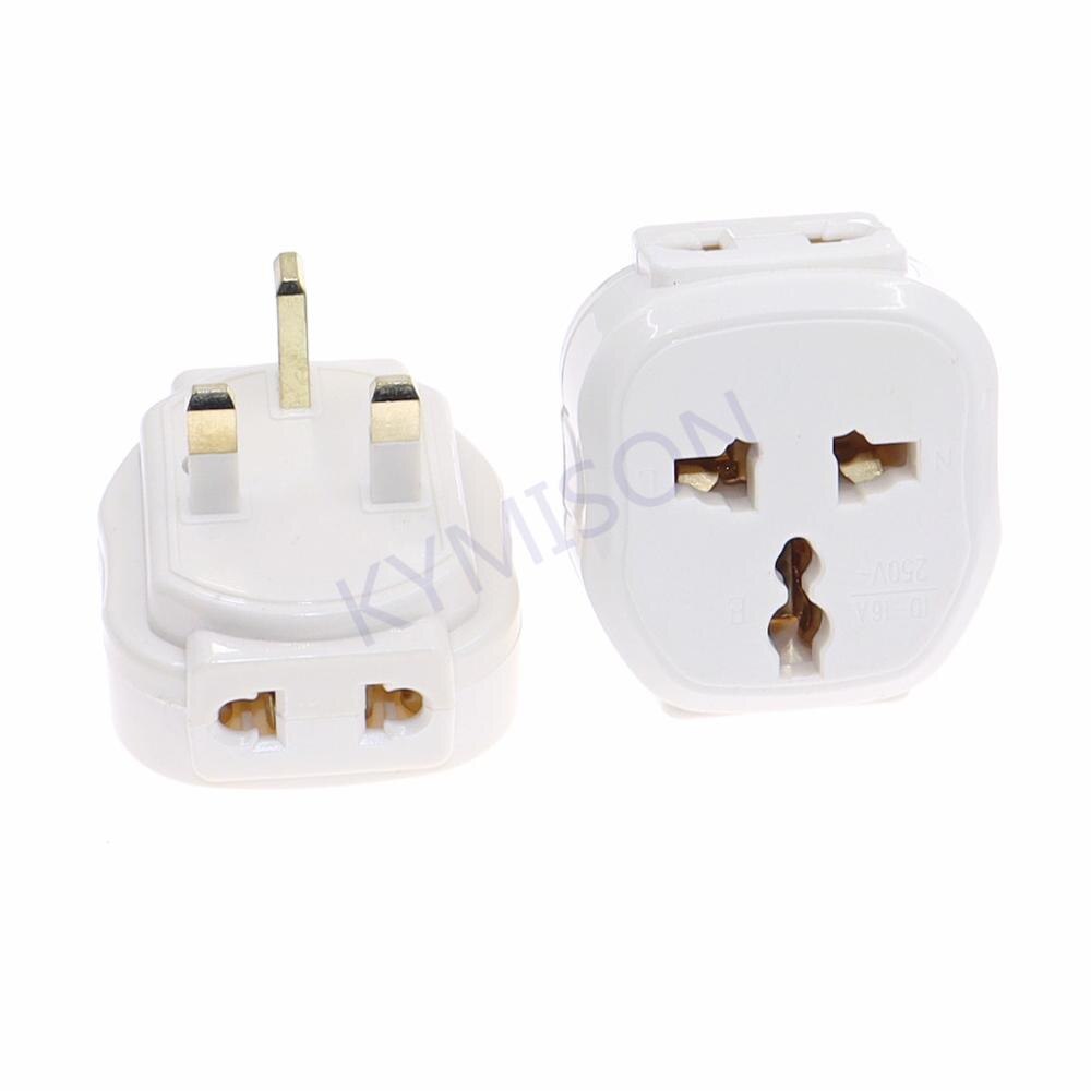UK Travel Plug Adapter Converter, Universal EU/UK/AU/US to British