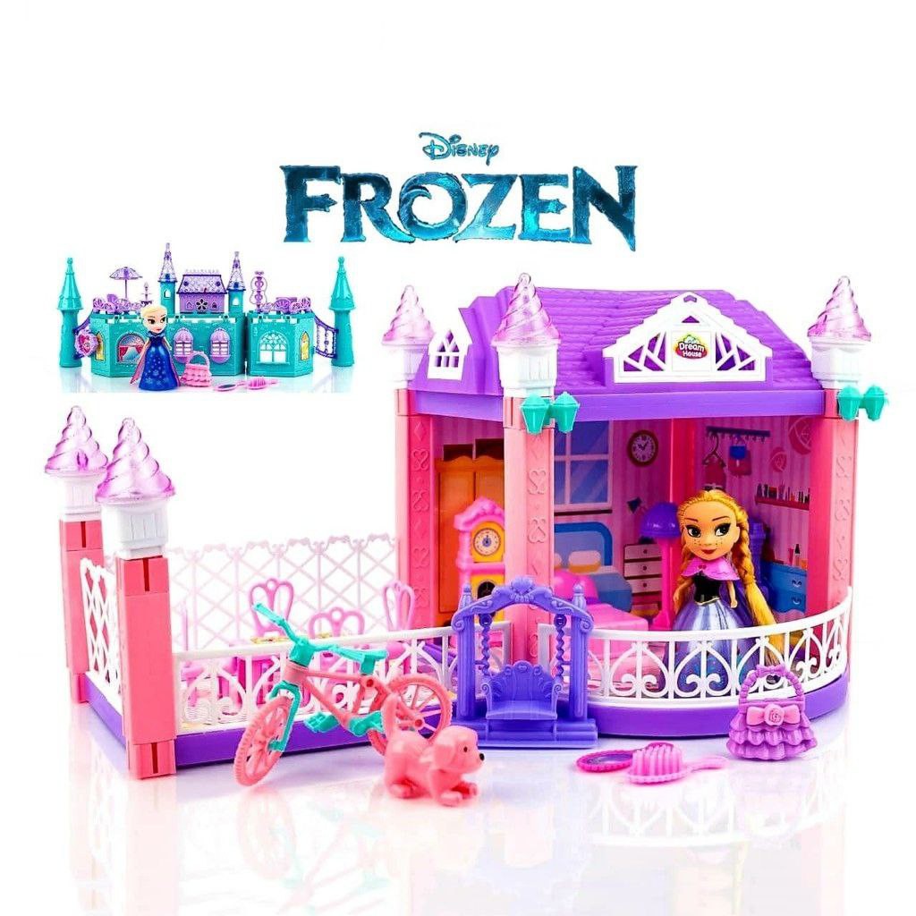 Elsa and best sale anna dream house