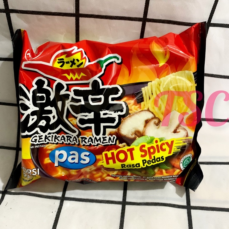 Nissin Gekikara Ramen Hot Spicy Spicy Flavor Ramen Nissin Pas Instant