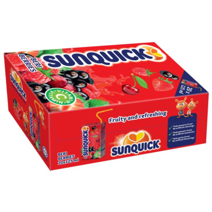 Sunquick Fruit Drink Mixed Berries (20 x 125ml) Shopee Malaysia