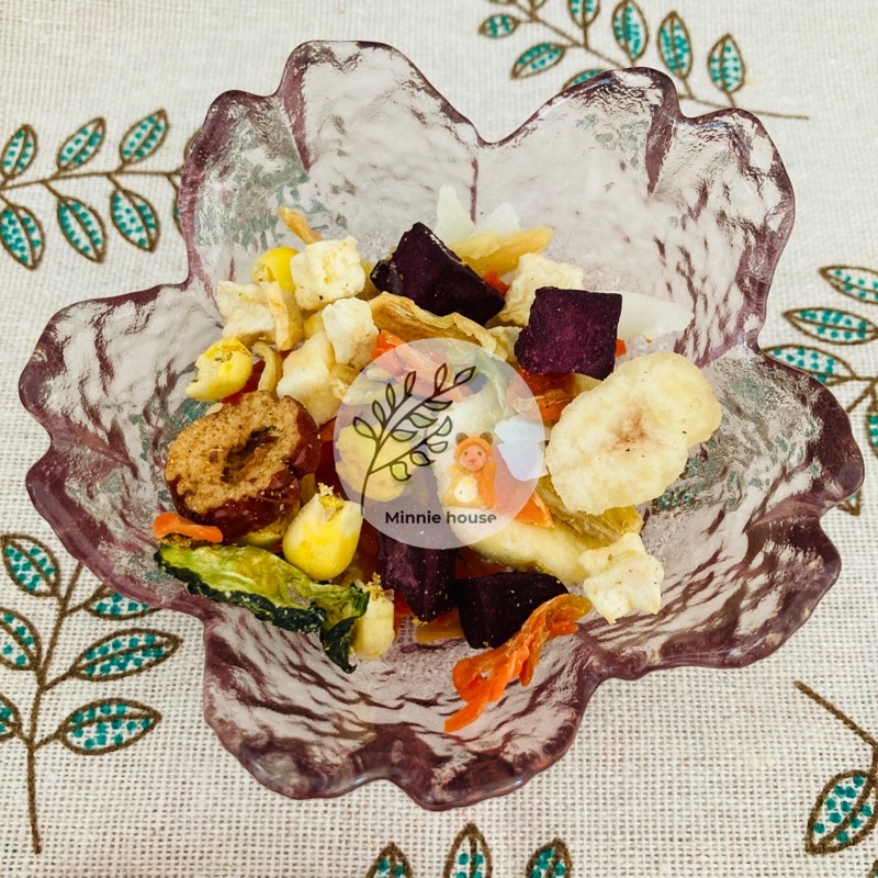 [Minnie house]花花家混合蔬菜干果蔬脆分装Dried fruits and vegetables hamster snack仓鼠金