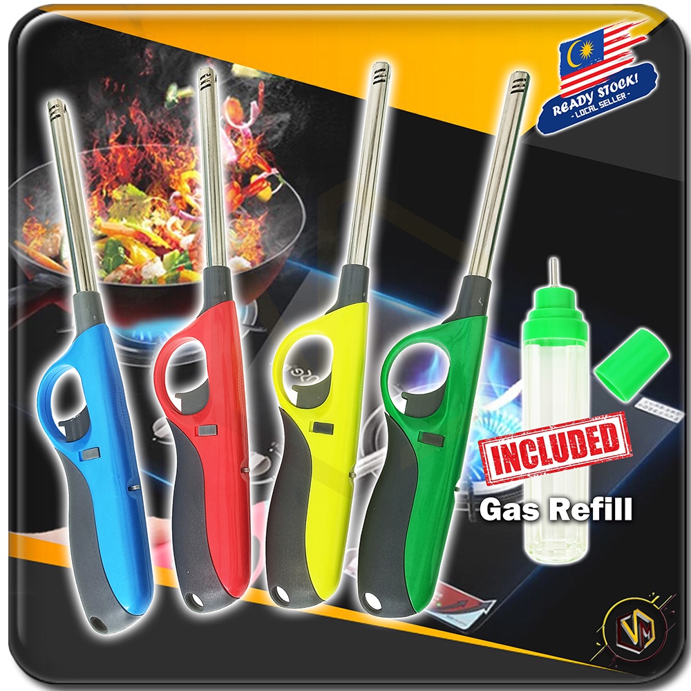 Stove Gas Lighter Pemetik Api Gas Lighter for Kitchen StoveGas ...