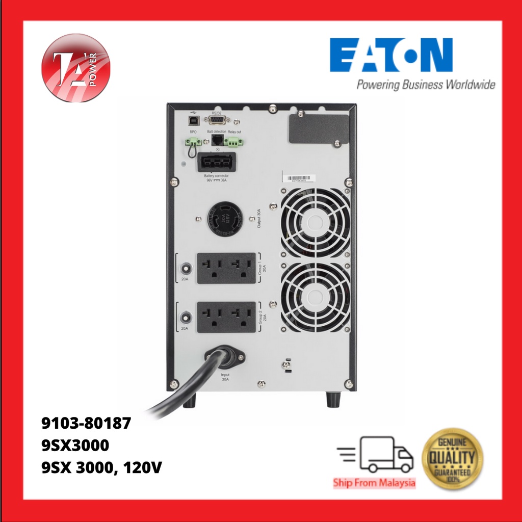 [PRE ORDER] Eaton 9SX UPS 3000, 120V, 9SX3000 *3 Years Warranty (9103 ...