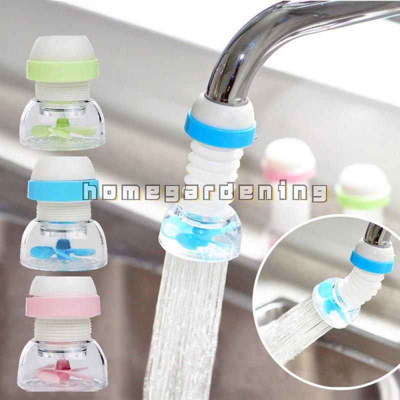 360 Adjustable Flexible Kitchen Faucet Tap Extender Splash-Proof Water ...