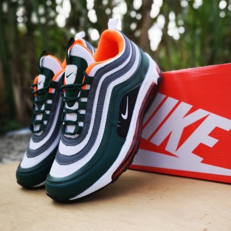 Nike air max on sale 97 red and green