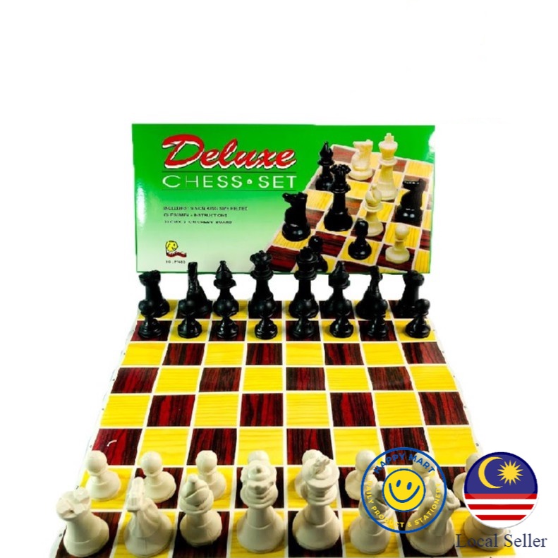 READY STOCK Deluxe Chess Set P7483 STANDARD CHESS SET Shopee Malaysia