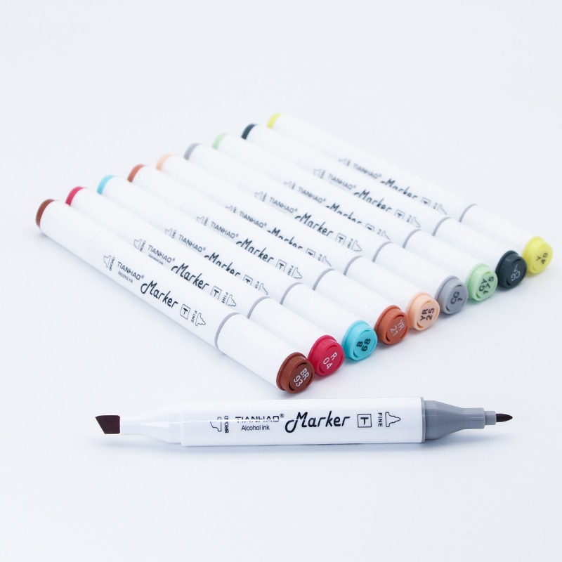Random marker pen blind box Single Art Markers Brush Alcohol Based ...