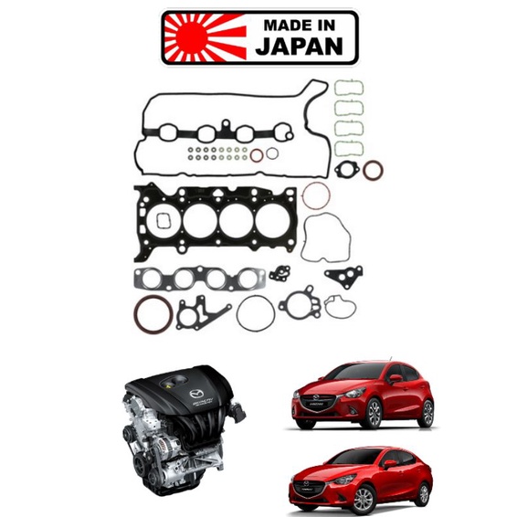 MAZDA 2 SKYACTIVE ENGINE OVERHUAL FULL SET | Shopee Malaysia