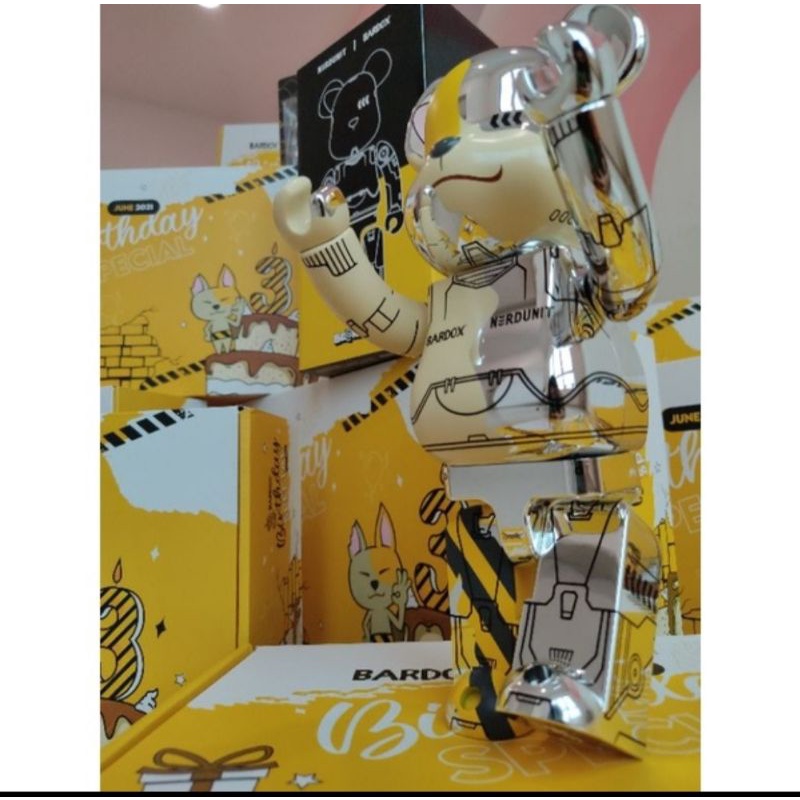 Original Bardox Nerdunit Bearbrick 1set 400%×1 + 100%×3 | Shopee Malaysia