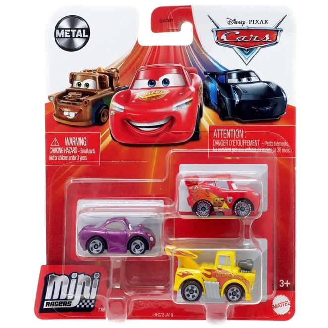 [Ready Stock]Disney Pixar Cars Mattel Mini Racers 3 Pack 2022 Holley ...