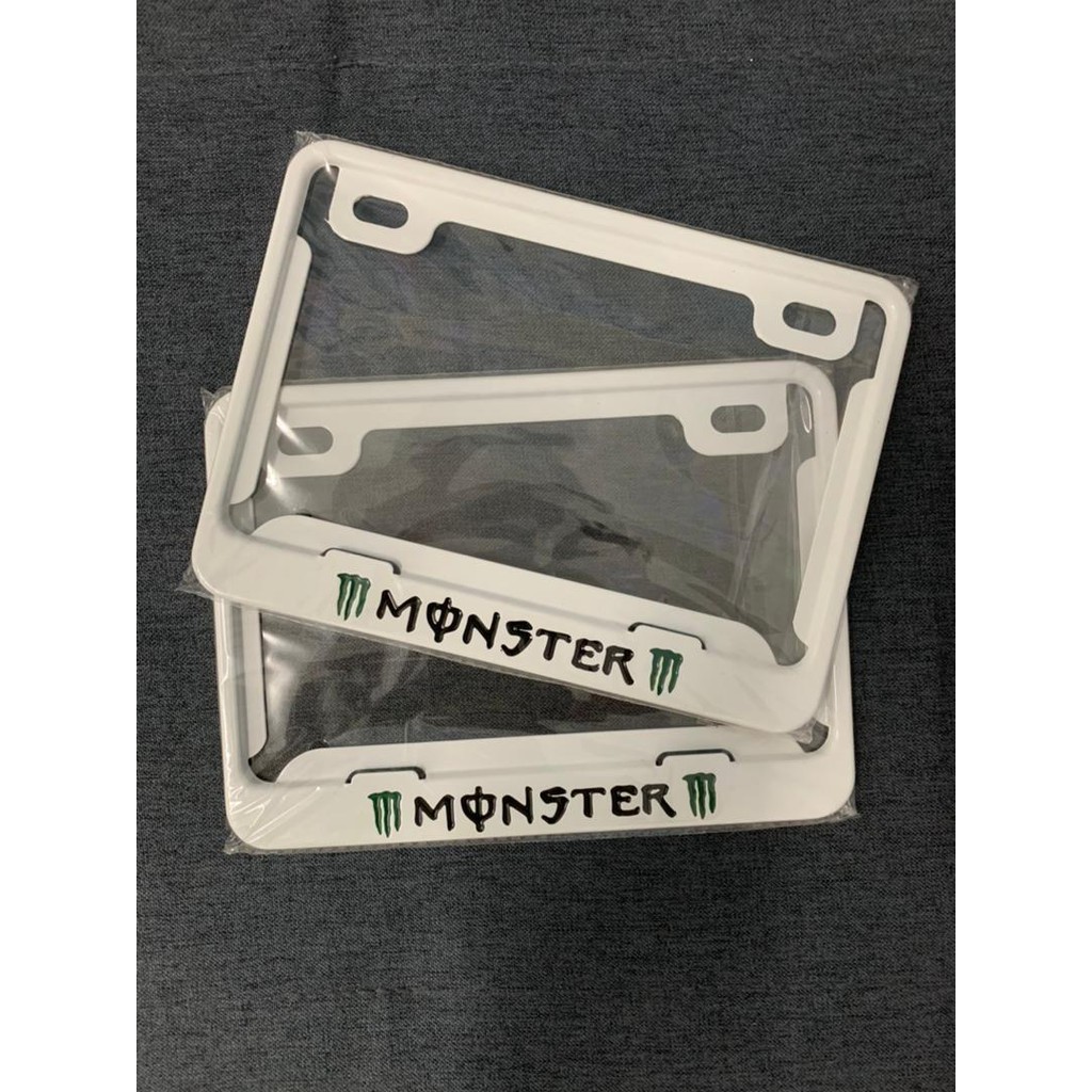 Ready Stock Universal Monster Motor Number Plate Casing (Metal Quality ...