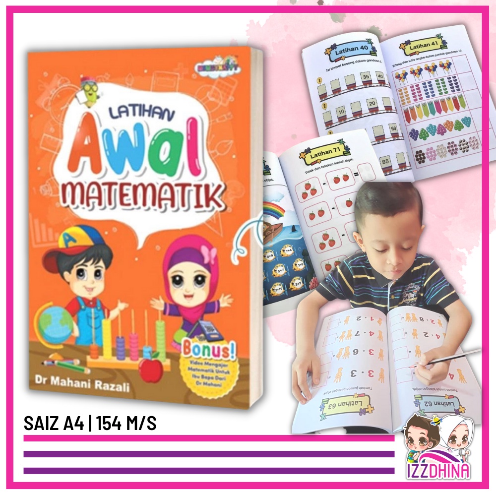 Matematik | Buku Latihan Awal Matematik | Buku Belajar Matematik ...