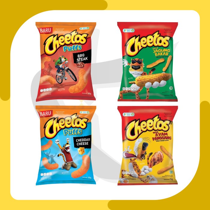 （HALAL）CHEETOS Puffs BBQ Steak Jagung Bakar Ayam Panggang Shopee Malaysia