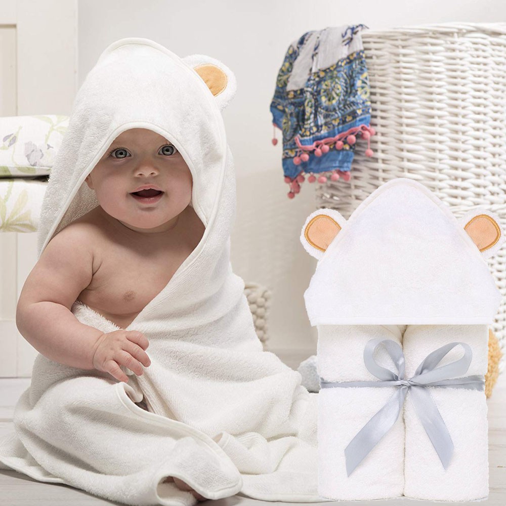 Premium Baby Towel Baby Washcloth Organic Bamboo Baby Bath Towel Extra Soft And Thick Newborn Hooded Towel Baby Wash Shopee Malaysia