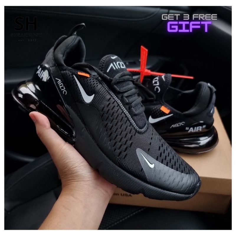 Off white x air 2025 max 270 black white men s