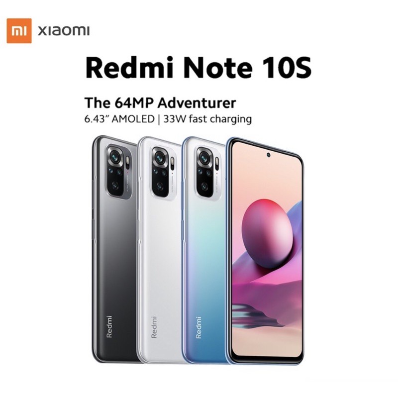 Xiaomi Redmi Note 10S 6.43 4GB RAM 64GB Ocean Blue