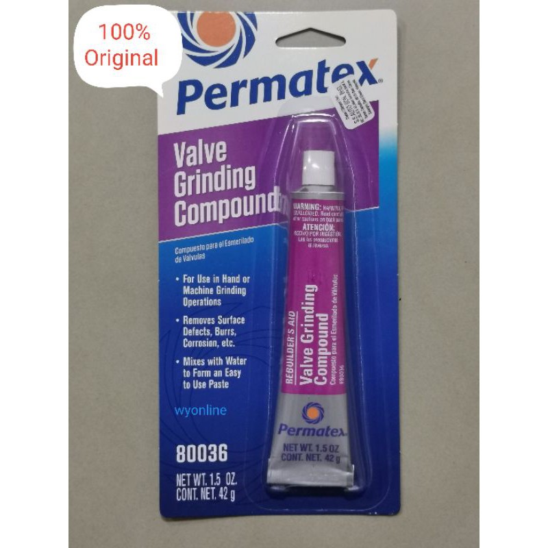 Permatex Valve Grinding Compound 100 Original 80036 42g