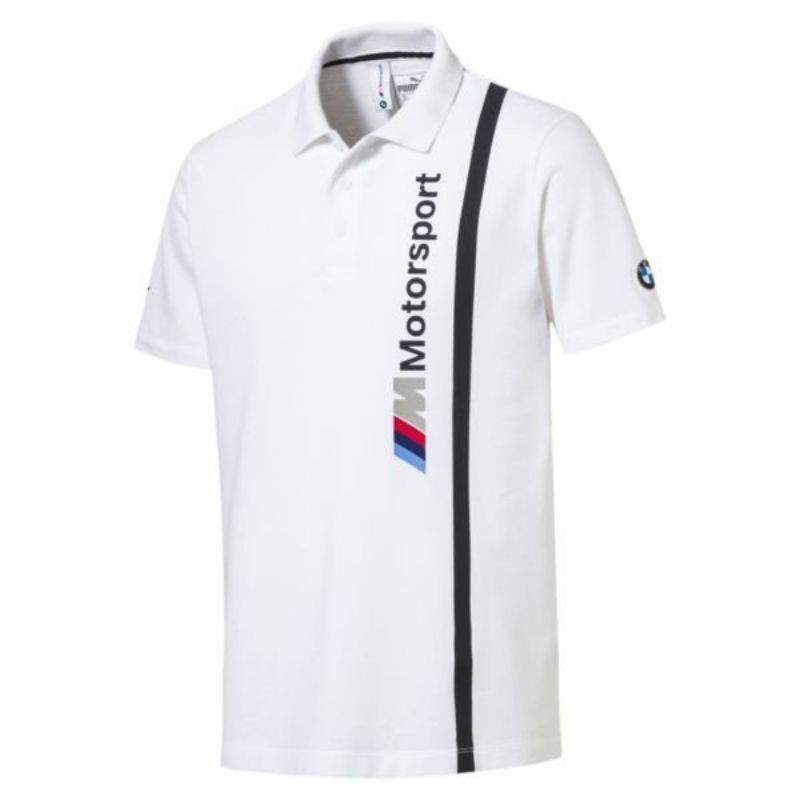 Polo shirt - Tshirt - Kaos Collar Bmw Motorsport Strip | Shopee Malaysia