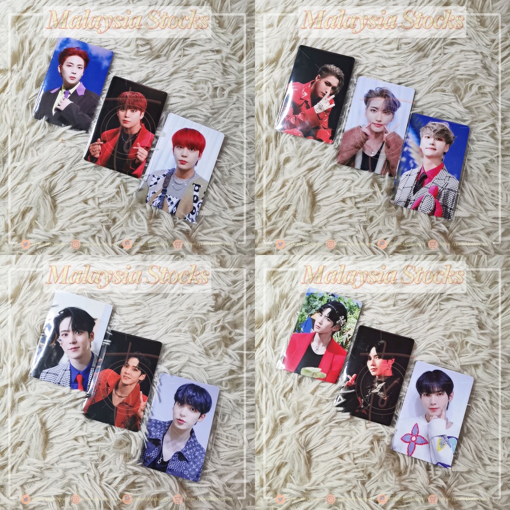 Ready Stocks] [LOOSE] OFFICIAL ATEEZ SUBK SHOP BEHIND CUT PHOTOCARD SET