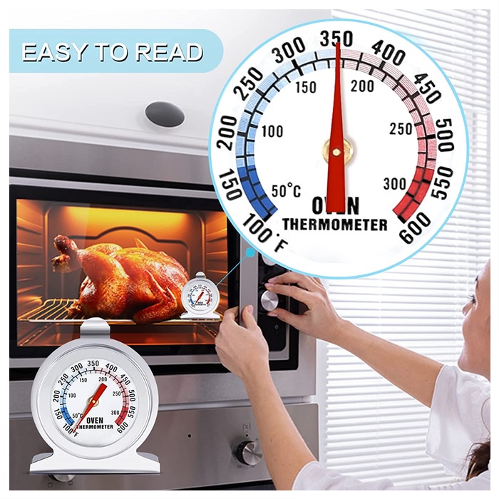 Strong sensor Oven Thermometer for Electric Oven Stainless Steel , Gas