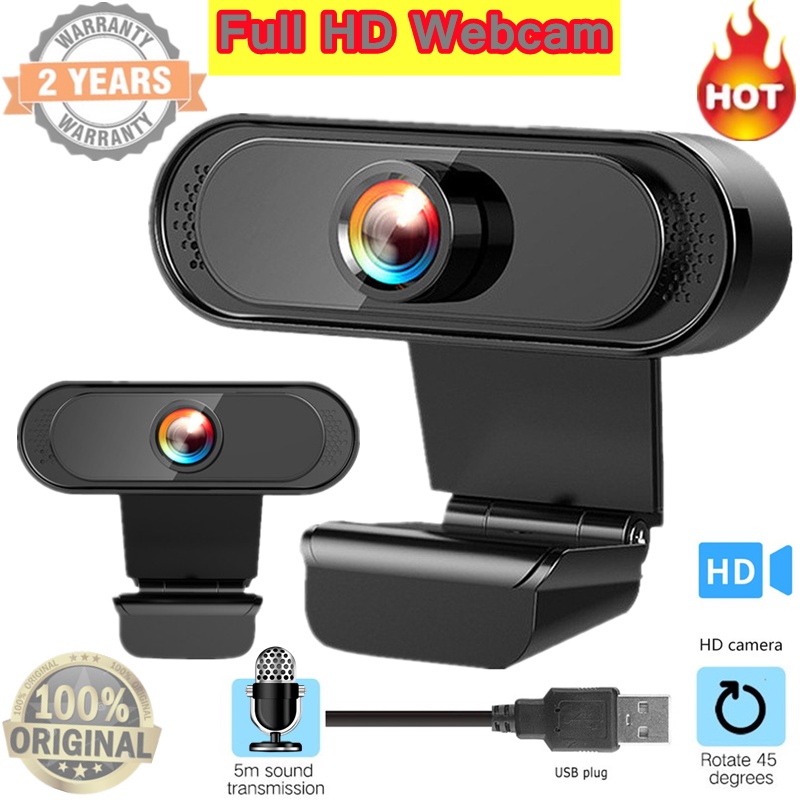 Vrst 1080p Webcam For Pc Laptop Online Class Webcams Hd Usb Web Camera With Mic Live Steam 9224