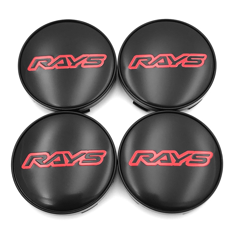 4x 60mm / 57mm Rays Nabendeckel Felgendeckel Radkappen