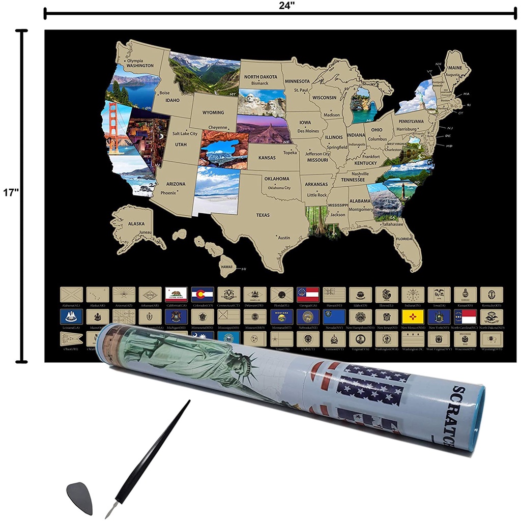 Kit 5 Strumenti Per Scratch Art - Penna, Spazzola, Raschietto, Ideale Per Adulti E Bambini - Foto 6