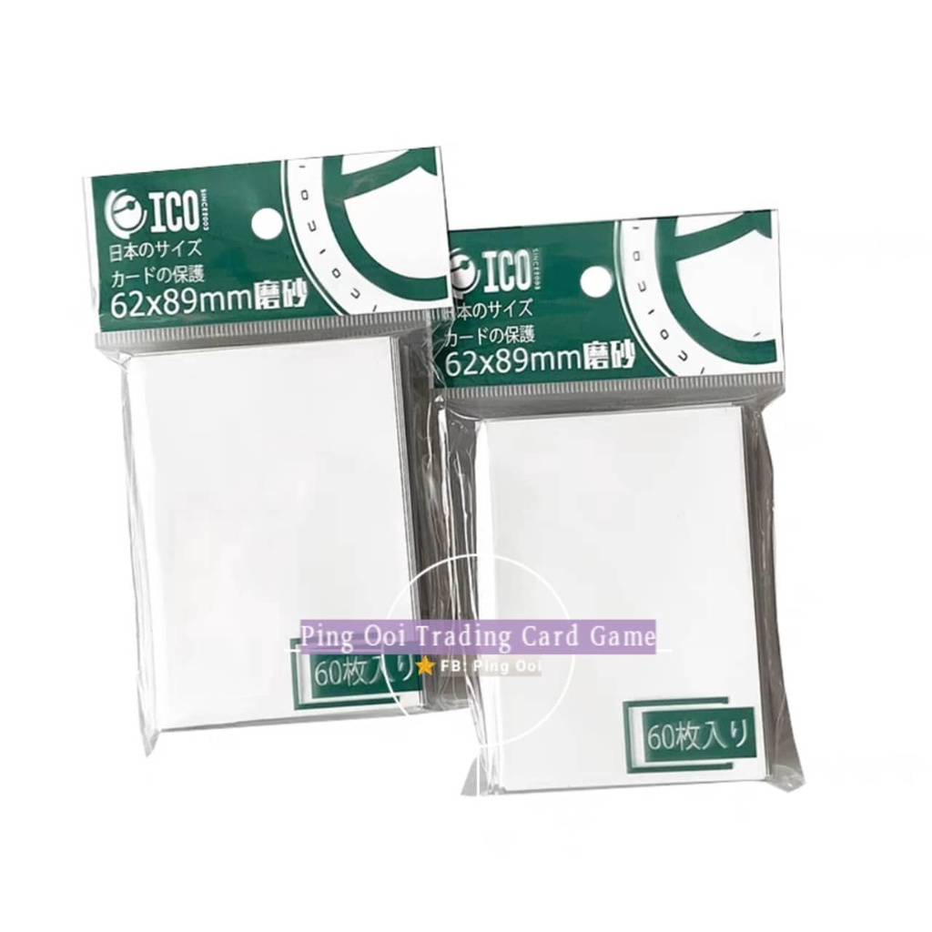 Card Sleeves Lenayuyu 6-Pack White Matte - Deck Protector For YuGiOh,  Vanguard (62x89mm) Matte Card Sleeves