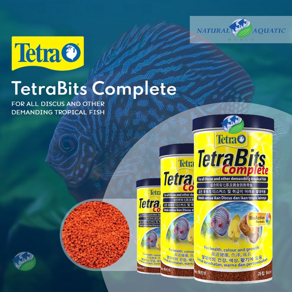 Tetra TetraBits Complete (30g/ 93g/ 300g) Tropical Fish food, Discus food, Tetra Bits Shopee