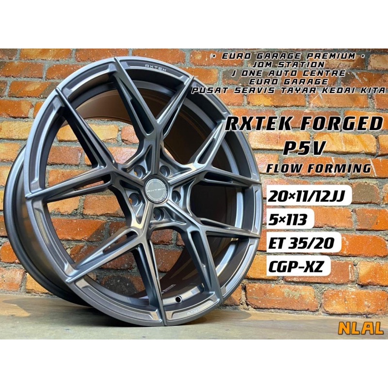 RXTEK FORGED P5V 20INC FLOW FORMING GTR R35 BMW X5 X6 G05 G06 | Shopee ...