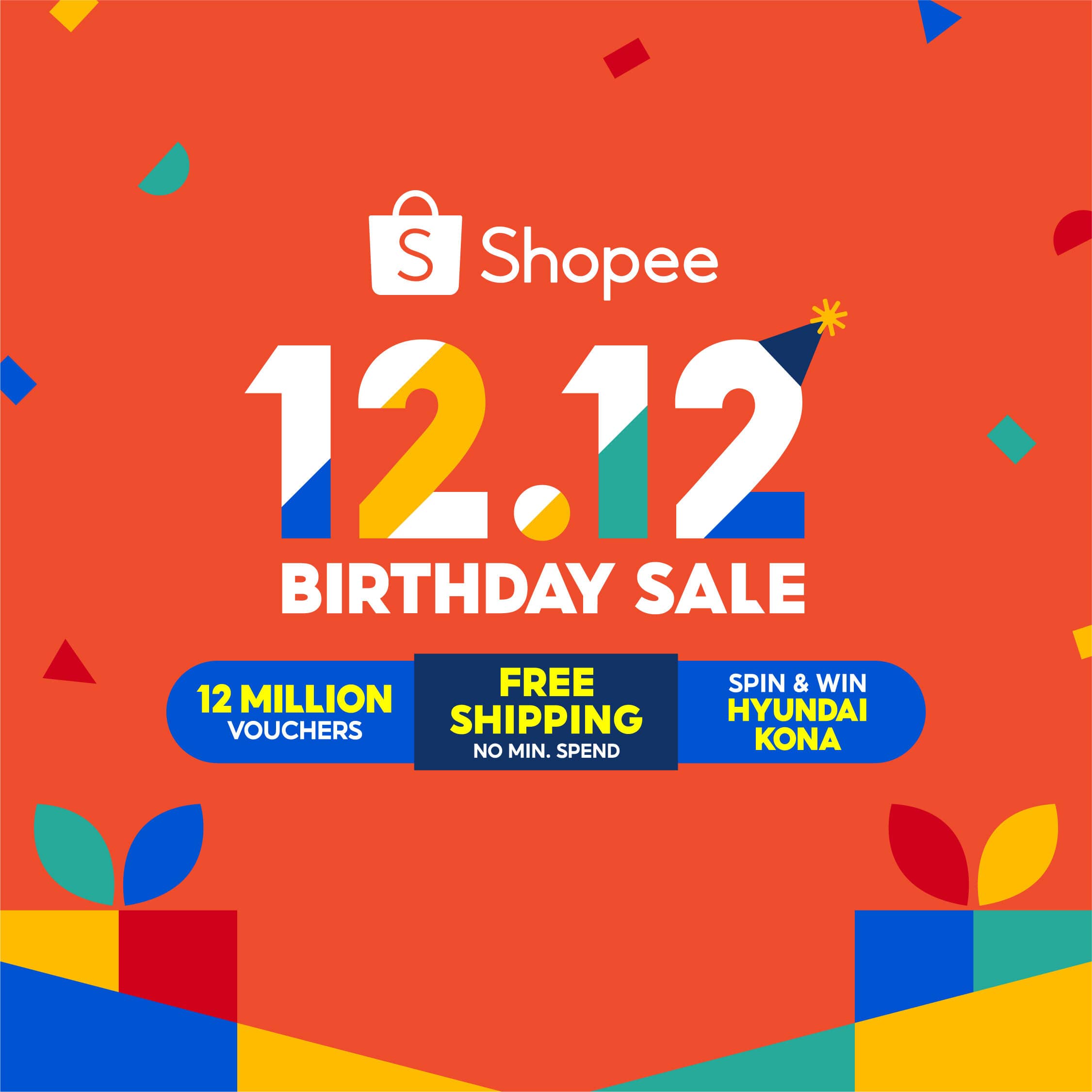 12.12 Birthday Sale 2021 | Free Shipping No Min. Spend & 12 Million ...