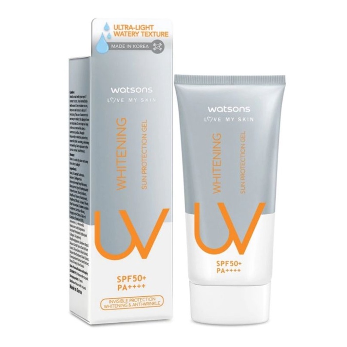 Watsons Aqua UV Sun Protection Gel SPF50 PA 50ml PGMall