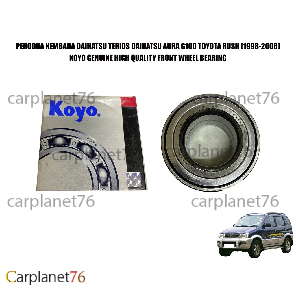 Front Wheel Bearing Set (2 Inner + 2 Outer) With Seals For Toyota T100 4WD 1993-1998