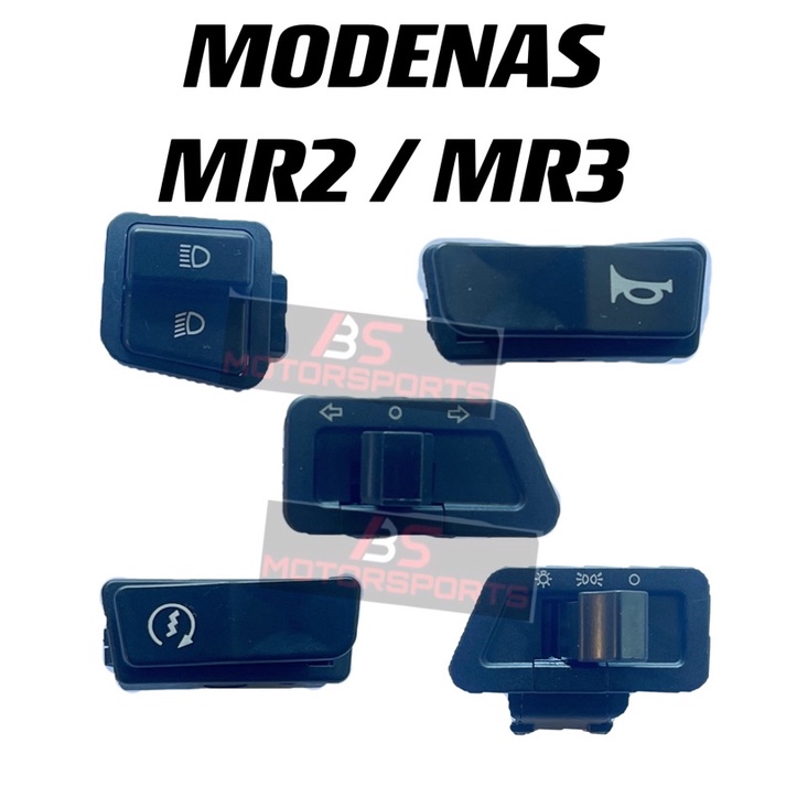 MODENAS MR2 MR3 HANDLE SWITCH HI LOW BUTTON / SIGNAL BUTTON / HORN ...