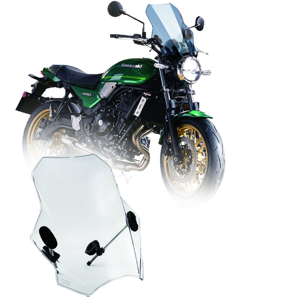 Protection Pare-chocs Roue Avant Pour Kawasaki Z650 / Z650RS / Ninja650 / Versys650 (2017-2025) - En Aluminium POM CNC, Noir