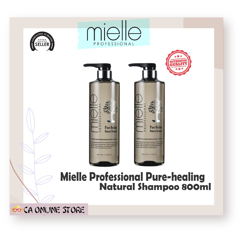 MIELLE PROFESSIONAL PURE HEALING NATURAL SHAMPOO 800ML | Shopee Malaysia