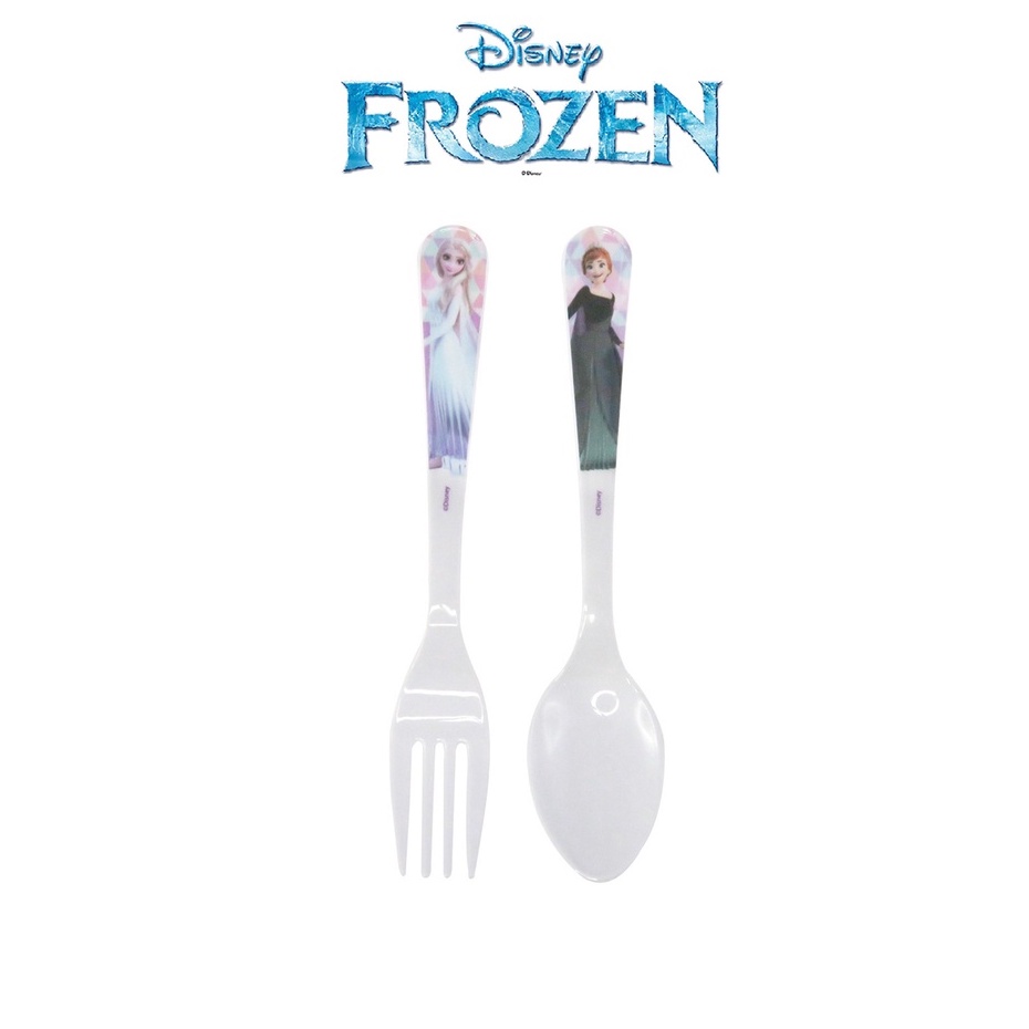 ️New! Disney Princess Frozen 2 Princess Elsa & Anna Melamine Kids Fork ...