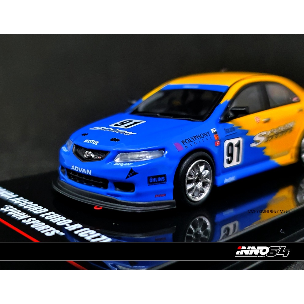INNO64 1:64 HONDA ACCORD Euro-R (CL7) #91 Spoon Sports | Shopee Malaysia