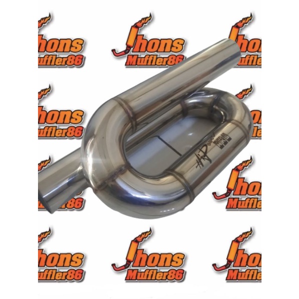 Loop model Car Exhaust resonator For matic And manual Cars | Shopee ...