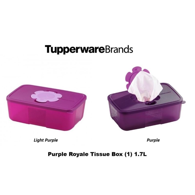 Tupperware Tissue Box (1) 1.7L | Shopee Malaysia