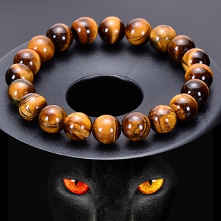 Reiki 7 Chakra Beads Bracelet Fashion Charm Natural Stone Tiger Eye Lava  Strand Bangle Balance Healing Yoga Meditation Bracelets