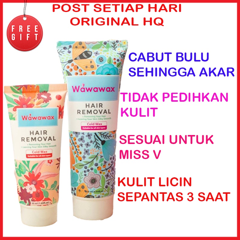 Original HQ Wawawax Hair Removal Cold Wax Cream Body Armpit Miss V Hair ...