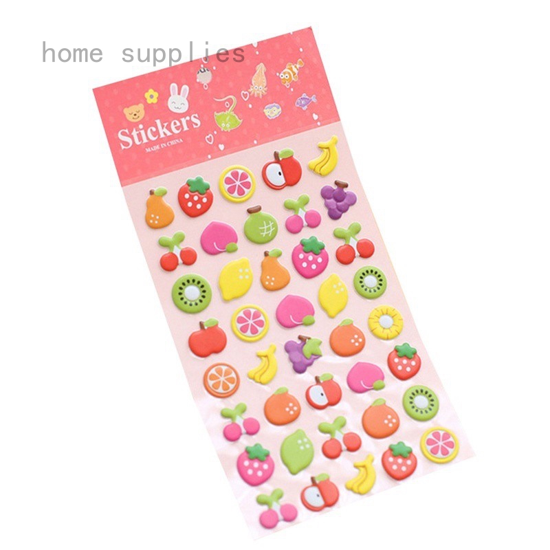 home supplies DIY Cute Lovely 3D Bubble Sponge Stickers Kawaii