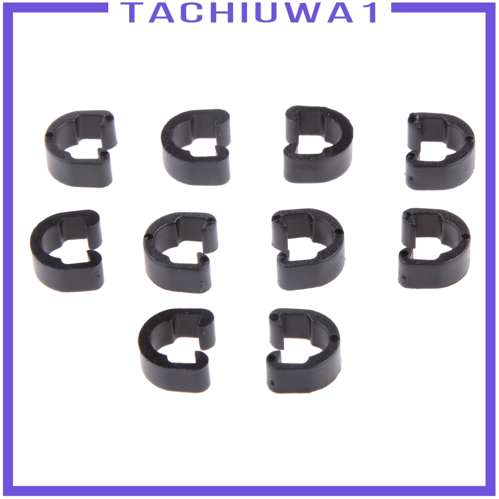 10Pc Aluminium Bike Bicycle Brake Cable C Clip