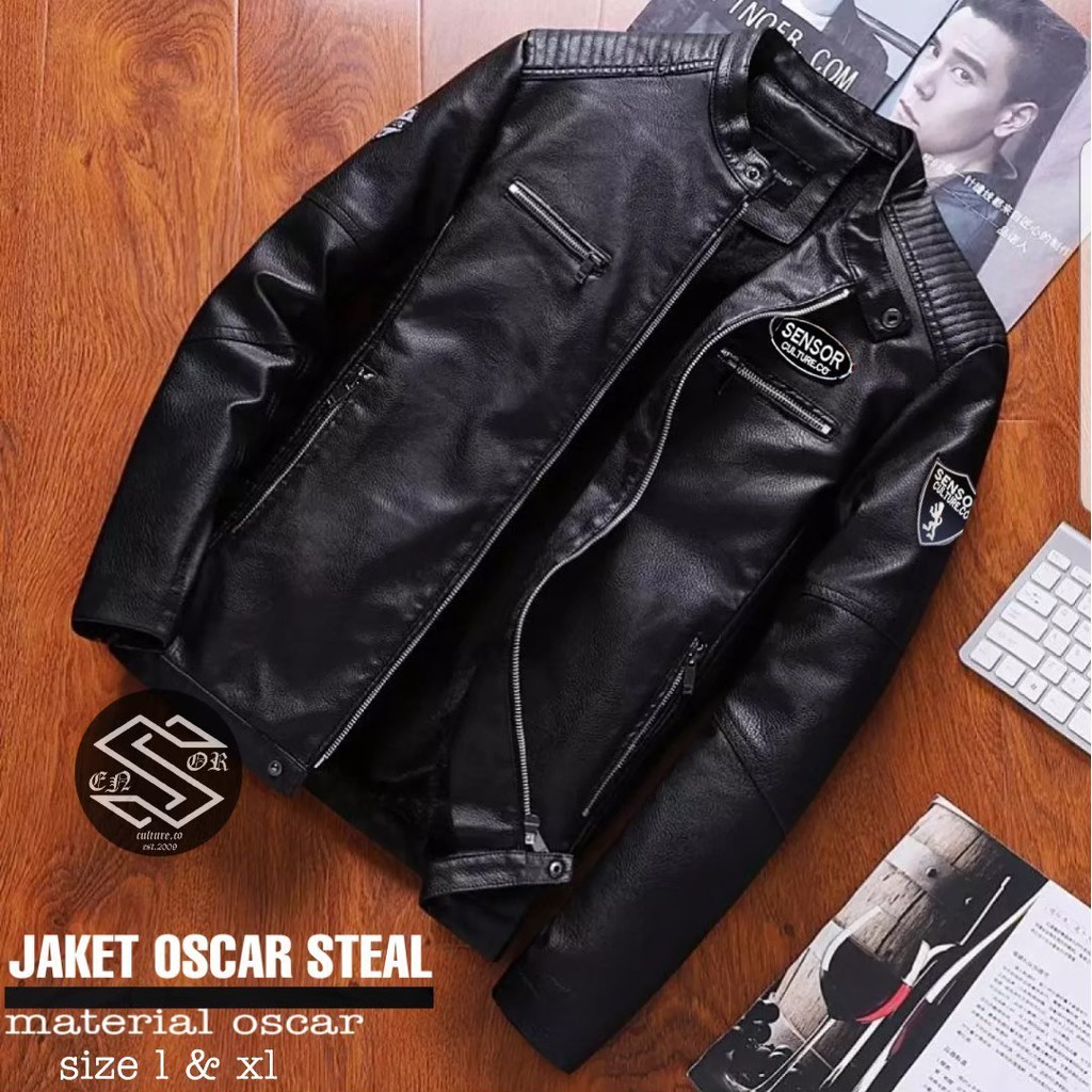 Original OSCAR STEAL Jacket/Men's BOMBER Jacket/Waterproof Motorcycle