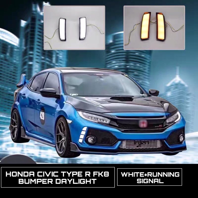 Honda Civic Fc Type R FK8 Bumper Day Light + Signal Lamp | Shopee Malaysia
