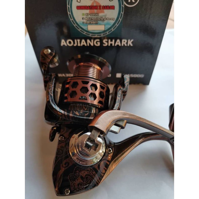 🇲🇾[Ready Stock] 💥Fishing Reel Aojiang shark model HA1000-HA5000