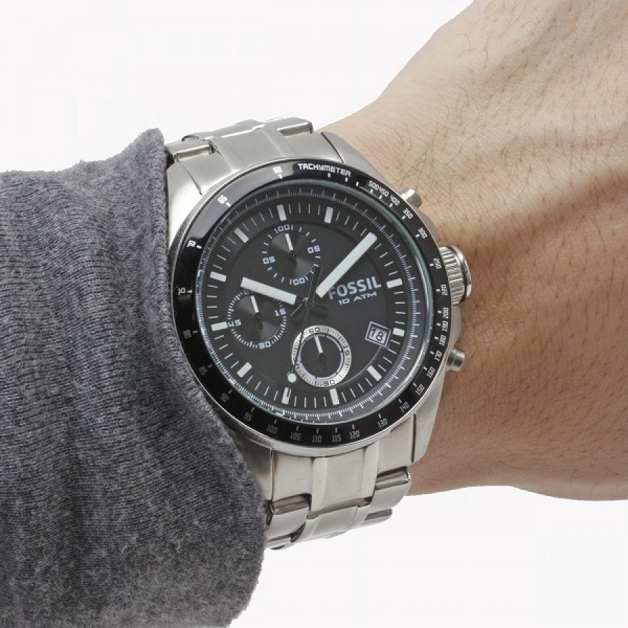 OFFICIAL WARRANTY Fossil Decker Chronograph CH2600 Men s Stainless Steel Watch CH2600IE Shopee Malaysia