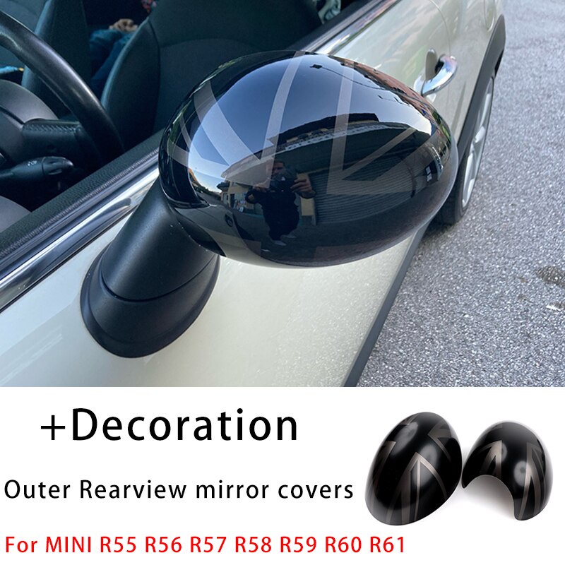 The Black Flag Rear View Mirror Covers For Mini Countryman Cooper S